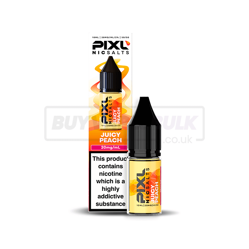 PIXL Nic Salts E-Liquid 10 Pack Juicy Peach