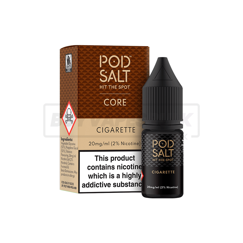 Cigarette Pod Salt Nic Salt E-Liquid Pack of 5 x (10ml)