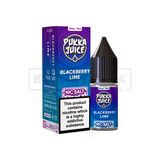 Blackberry Lime Pukka Juice Nic Salt E-Liquid Pack of 10 x (10ml)