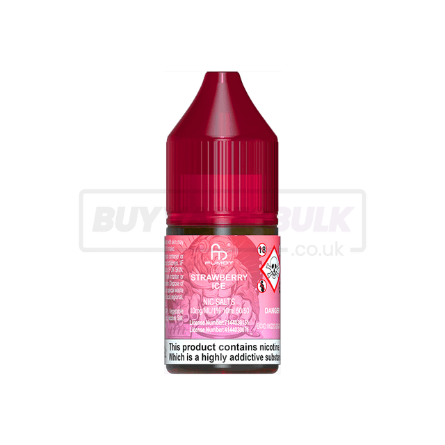 Strawberry Ice RandM Tornado 7000 Nic Salt E-Liquid Pack of 10