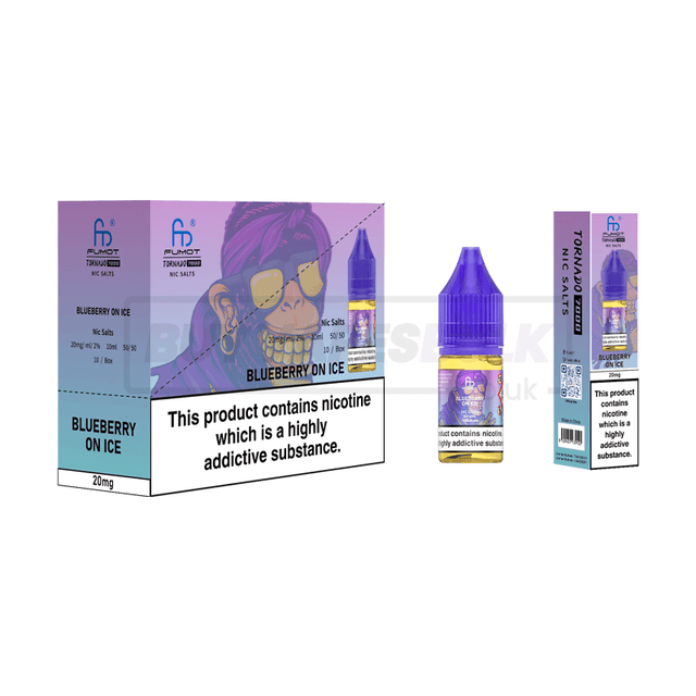 RandM Tornado 7000 Nic Salts 10 Pack Blueberry On Ice