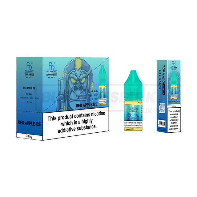 RandM Tornado 7000 Nic Salts 10 Pack Red Apple Ice