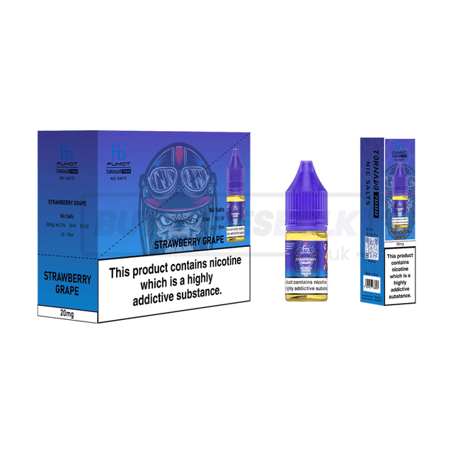 RandM Tornado 7000 Nic Salts 10 Pack Strawberry Grape