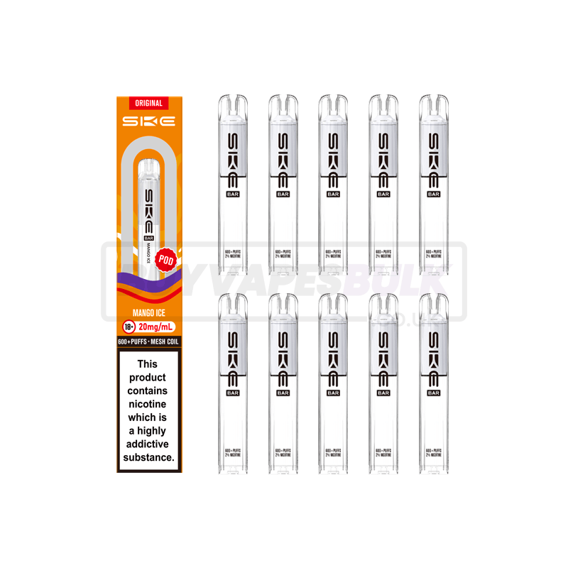 SKE Bar Original 600 Prefilled Pods 10 Pack