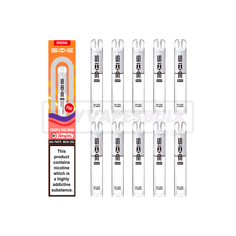 SKE Bar Original 600 Prefilled Pods 10 Pack
