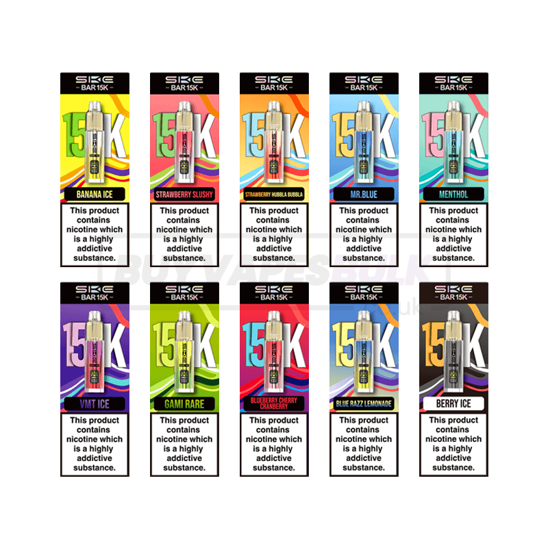 SKE Bar 15K Prefilled Vape Kit 5 Pack