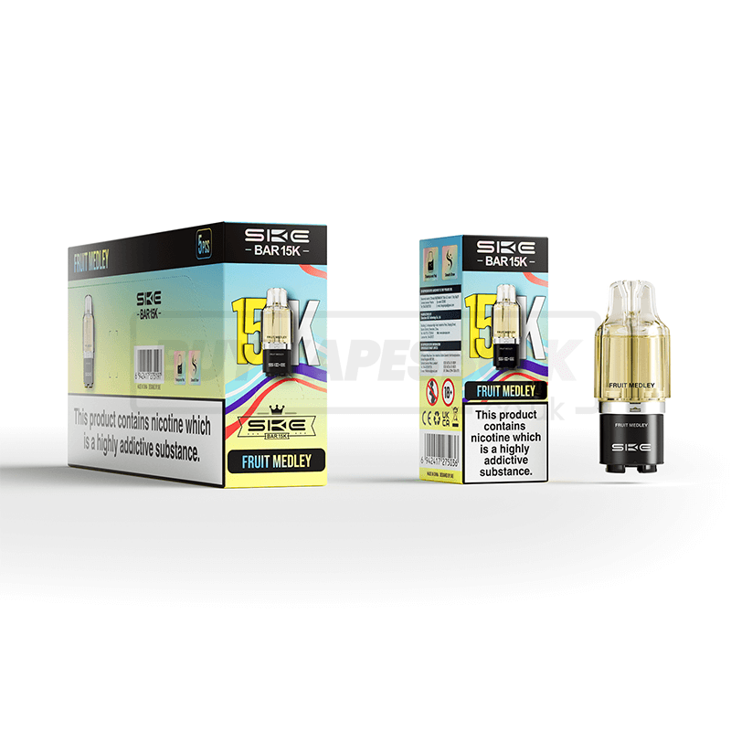 SKE Bar 15K Prefilled Pods 5 Pack Fruit Medley