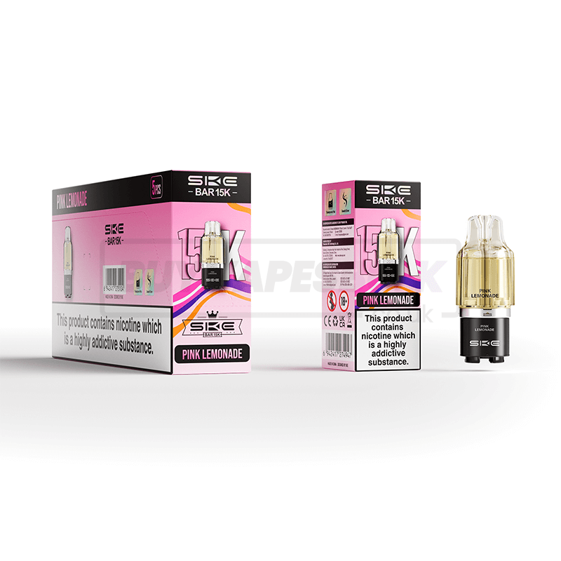 SKE Bar 15K Prefilled Pods 5 Pack Pink Lemonade