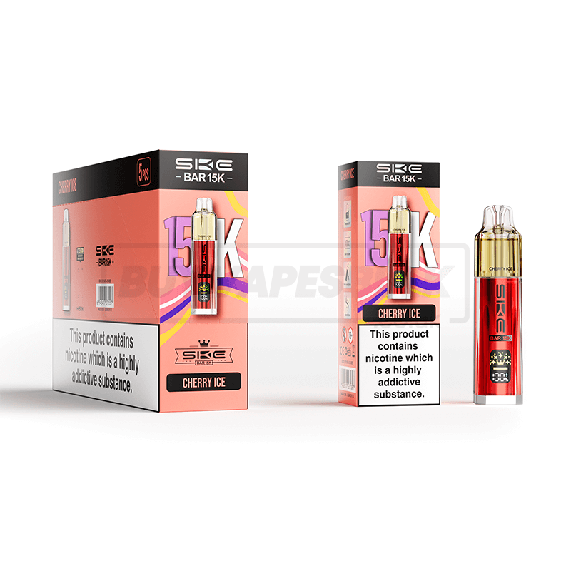 SKE Bar 15K Prefilled Vape Kit 5 Pack Cherry Ice