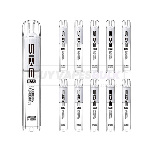 Blueberry Raspberries SKE Crystal Bar 600 Prefilled Pods 10 Pack