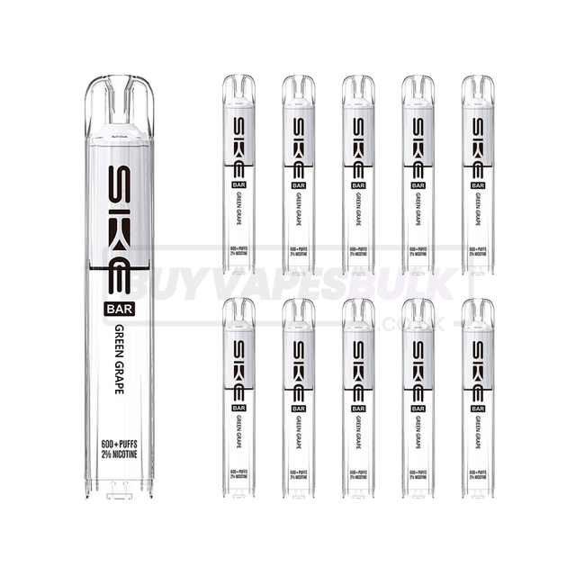 Green Grape SKE Crystal Bar 600 Prefilled Pods 10 Pack