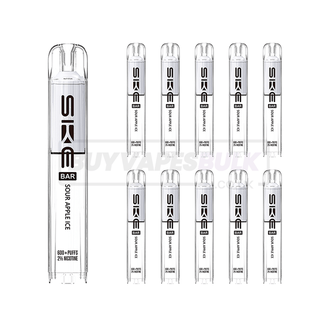 Sour Apple Ice SKE Crystal Bar 600 Prefilled Pods 10 Pack