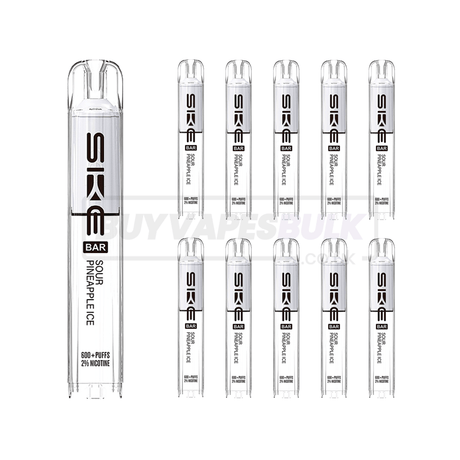 Sour Pineapple Ice SKE Crystal Bar 600 Prefilled Pods 10 Pack