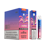 SKE Crystal Bar 600 Prefilled Vape Kit 10 Pack Blueberry Peach Ice