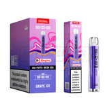 SKE Crystal Bar 600 Prefilled Vape Kit 10 Pack Grape Ice