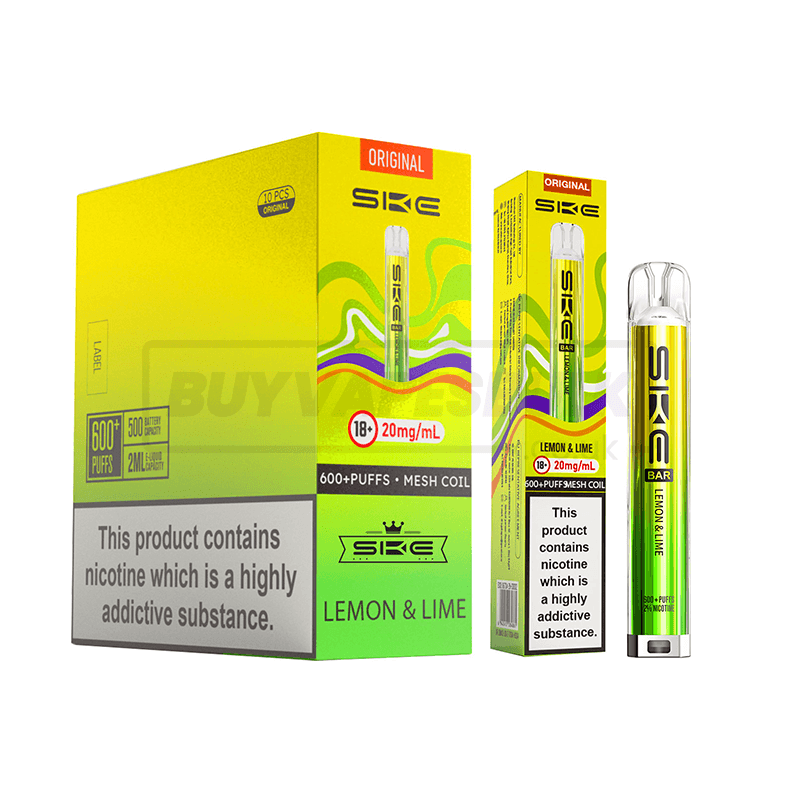 SKE Crystal Bar 600 Prefilled Vape Kit 10 Pack