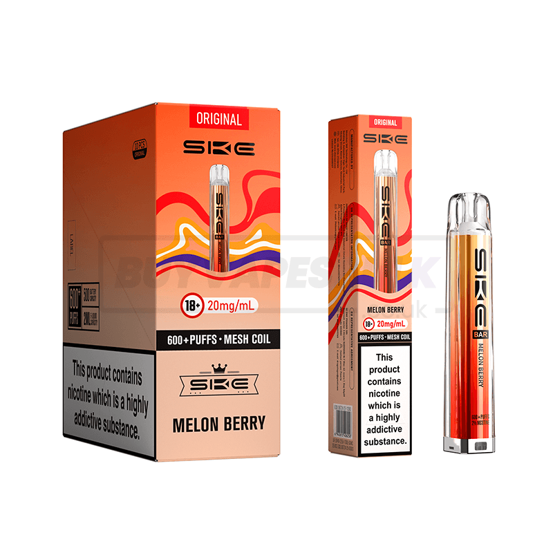 SKE Crystal Bar 600 Prefilled Vape Kit 10 Pack
