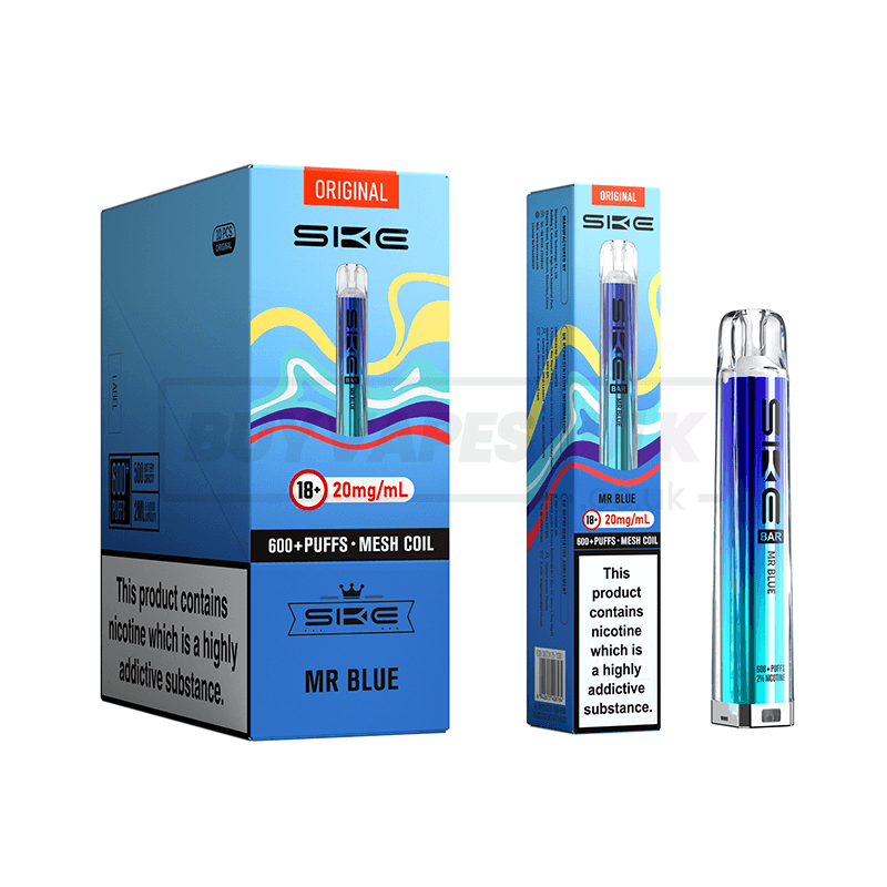 SKE Crystal Bar 600 Prefilled Vape Kit 10 Pack