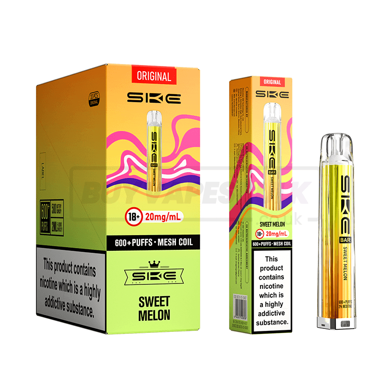 SKE Crystal Bar 600 Prefilled Vape Kit 10 Pack