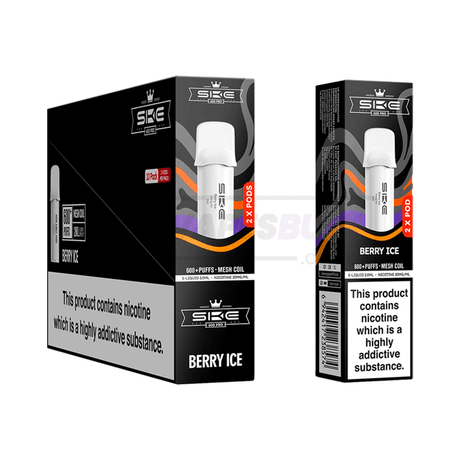 SKE Crystal 600 Pro Prefilled Pods 10 Pack Berry Ice