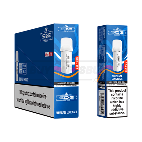 SKE Crystal 600 Pro Prefilled Pods 10 Pack Blue Razz Lemonade