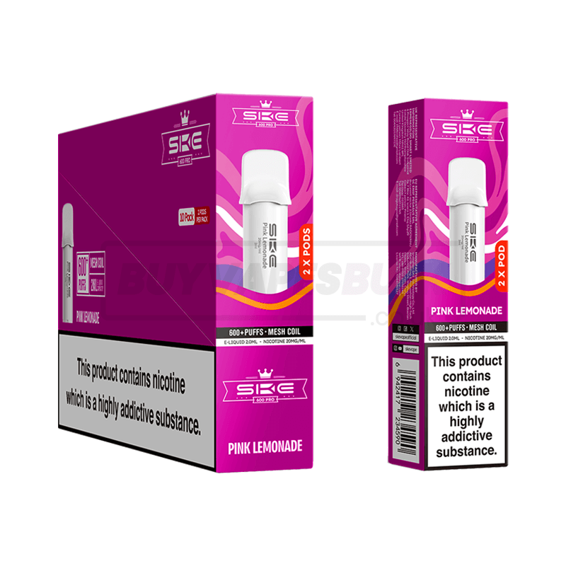 Pink Lemonade SKE Crystal 600 Pro Prefilled Pods 10 Pack | Buy Vapes Bulk Pink Lemonade SKE Crystal 600 Pro Prefilled Pods 10 Pack | Buy Vapes Bulk