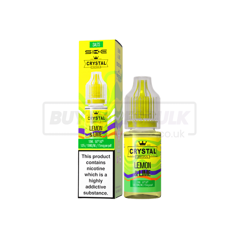 Lemon Lime SKE Crystal Nic Salt E-Liquid Pack of 10 x (10ml)
