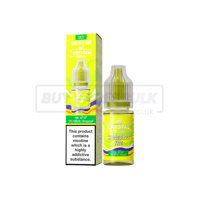 Strawberry Kiwi SKE Crystal Nic Salt E-Liquid Pack of 10 x (10ml)