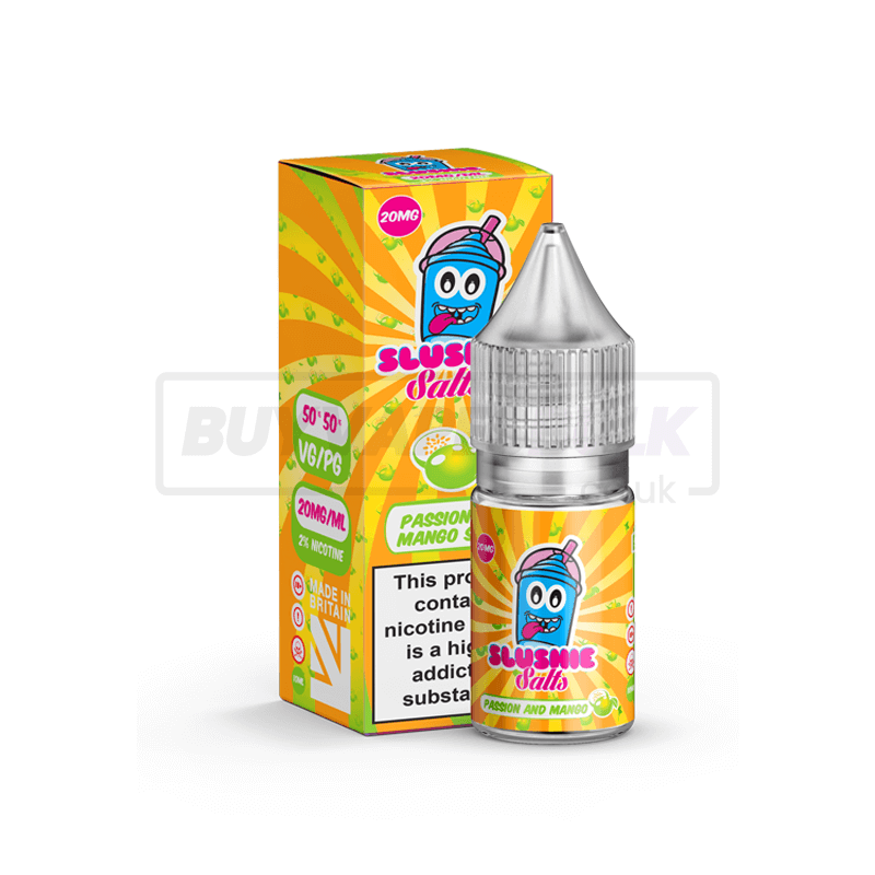 Passion Mango Slush Slushie Nic Salt E-Liquid Pack of 10 x (10ml)
