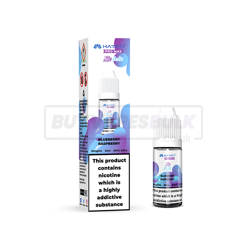 Blueberry Raspberry Hayati Crystal Pro Max Nic Salt E-Liquid Pack of 10 x (10ml)