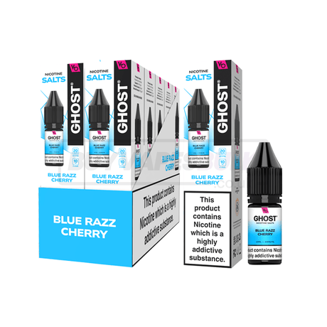 Vapes Bars Ghost Nic Salts 10 Pack