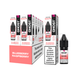 Vapes Bars Ghost Nic Salts 10 Pack Blueberry Raspberry