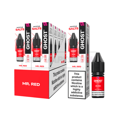 Vapes Bars Ghost Nic Salts 10 Pack