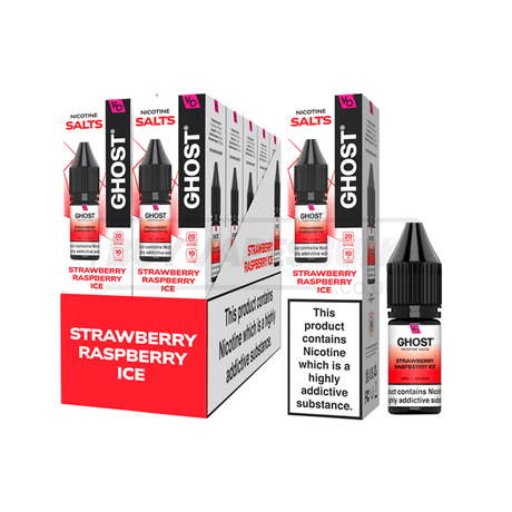 Vapes Bars Ghost Nic Salts 10 Pack