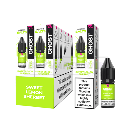 Vapes Bars Ghost Nic Salts 10 Pack